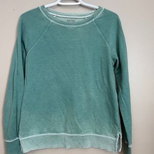 Teal Distressed Aerie Sweater